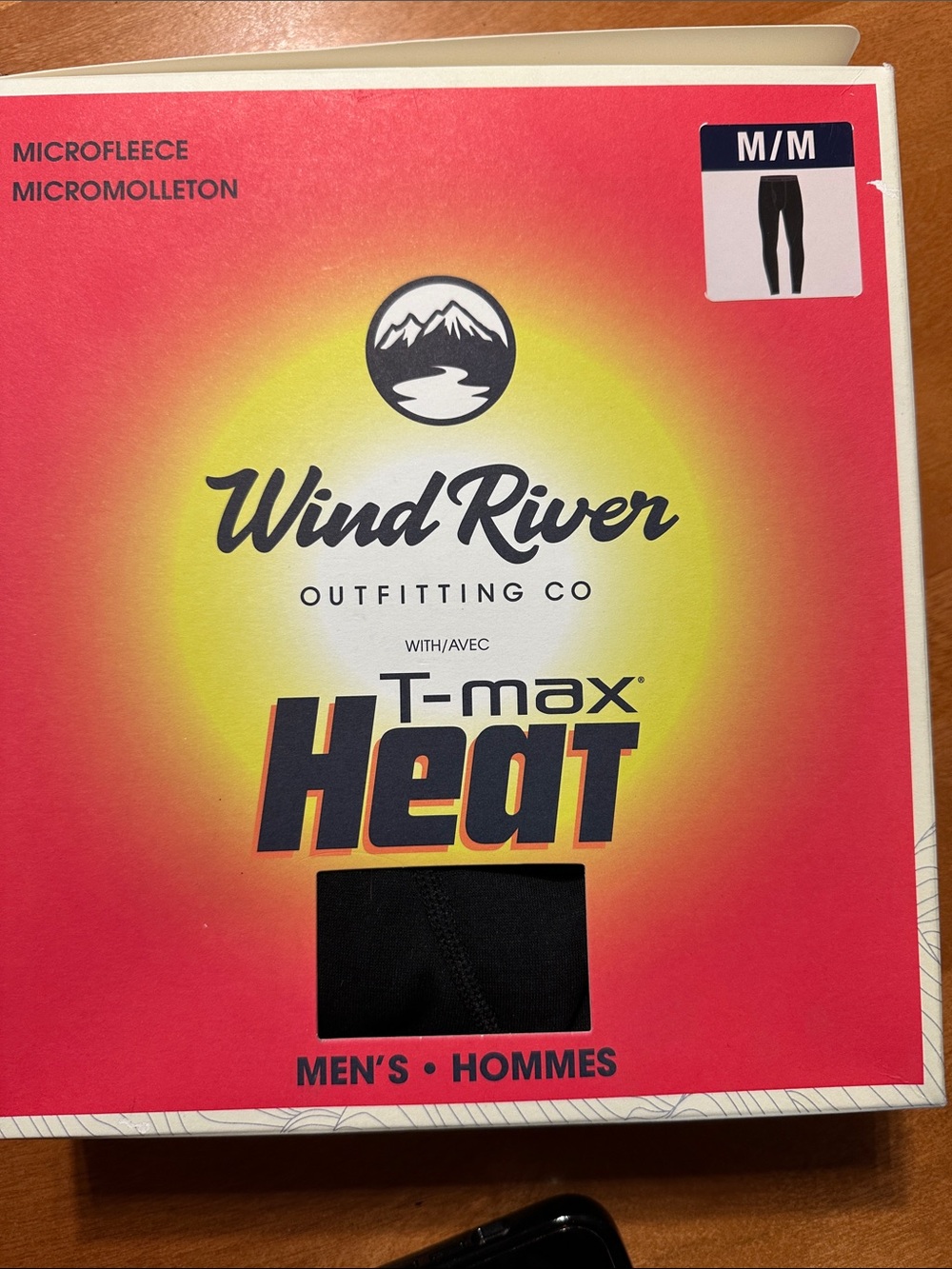Wind River Men's T-Max Heat Microfleece Joggers - Black
